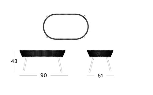 Loop coffee table