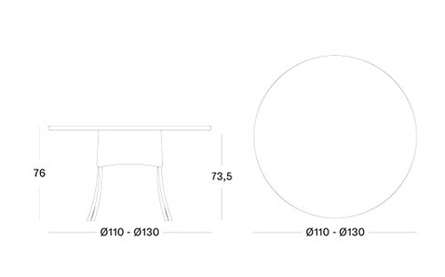 Nîmes dining table