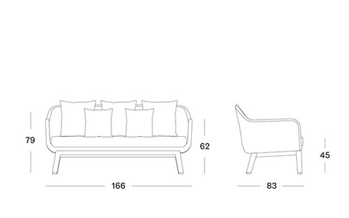 Anton lounge sofa