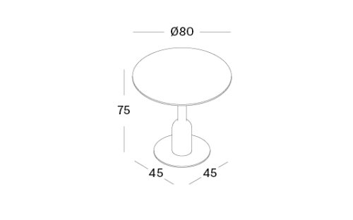 sphera bistro table